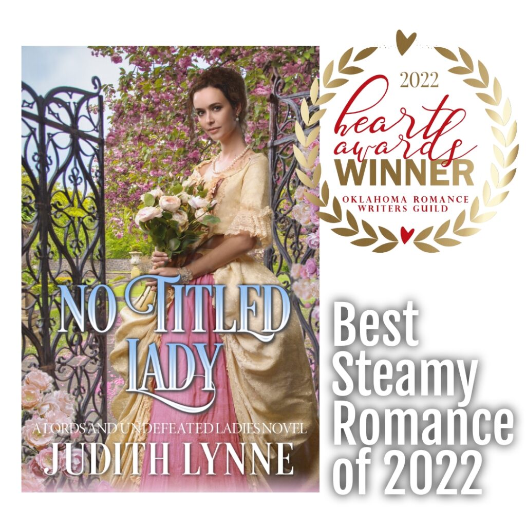 Cover of No Titled Lady with the wreath and 2022 Heart Award winner label